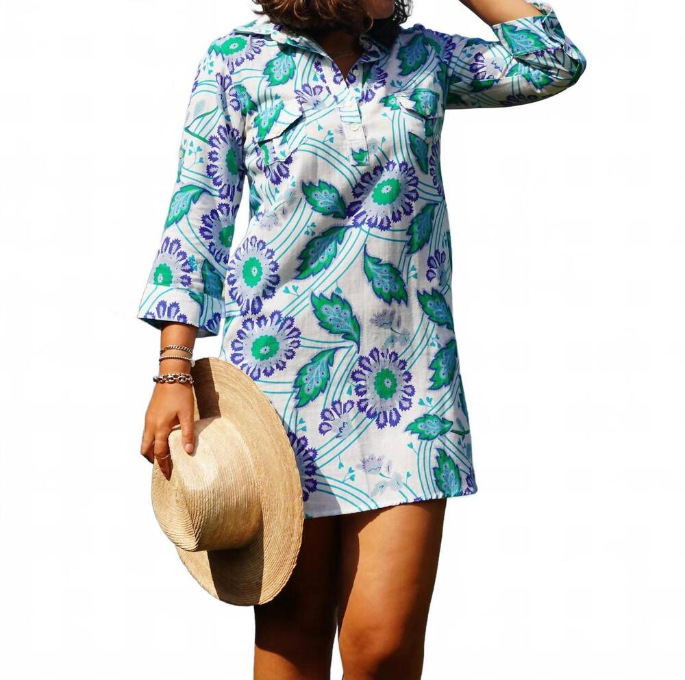 NEW LA PLAGE la jolla dress in funky floral